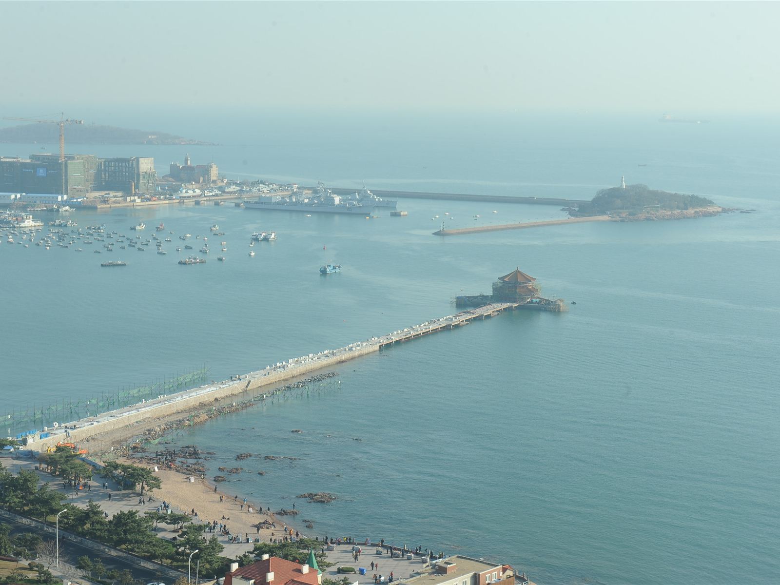 栈桥海景双床房