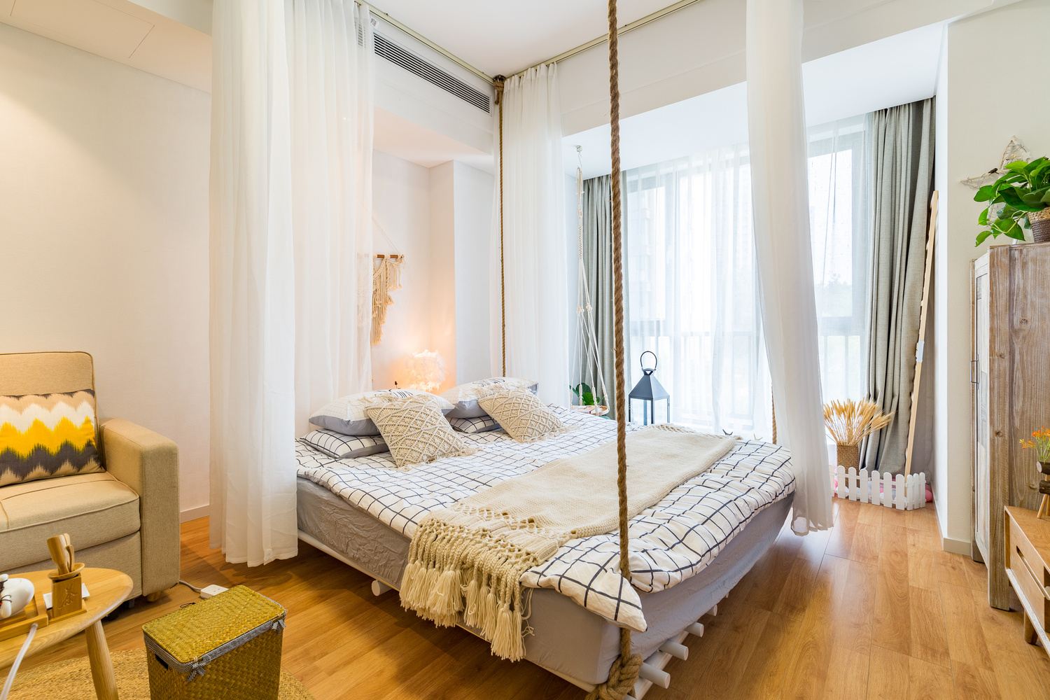 海景一室二床房