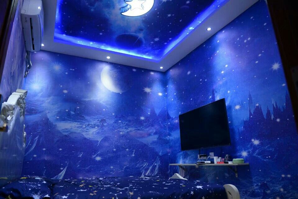 星空夜色主题房