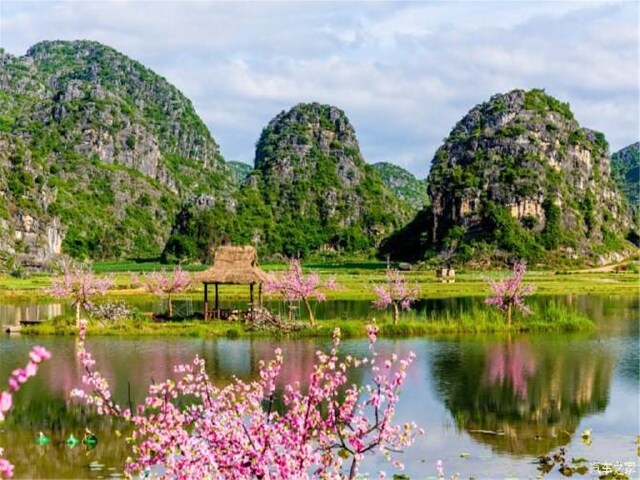 普者黑青丘取景地图片_云南普者黑黑白脸村