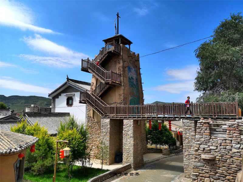 塞上江南美美的老巷子,黄土坡上的红崖村_固原游记