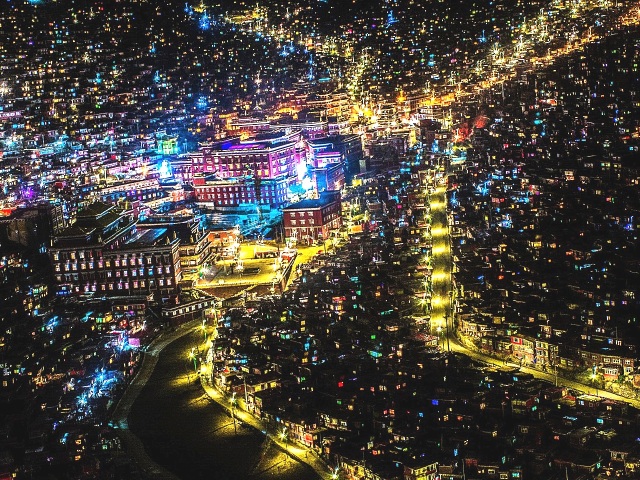 色达夜景