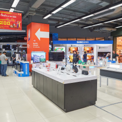 PATTAYA, THAILAND - FEBRUARY 22, 2016: inside of a store at Central Festival Pattaya. Central Festival Pattaya Beach is a shopping mall in Pattaya, Thailand.