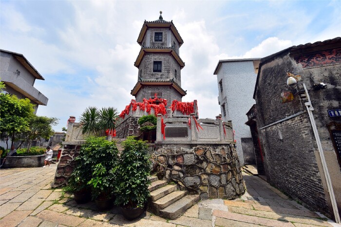 沙湾古镇文峰塔.