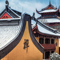 灵隐寺雪景