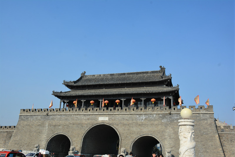 寿县古城南门通淝门,这座城门是四座城门中最大最雄伟的一座