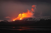 海市蜃楼观看火山喷发