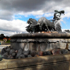 杰芬喷泉 景点模块