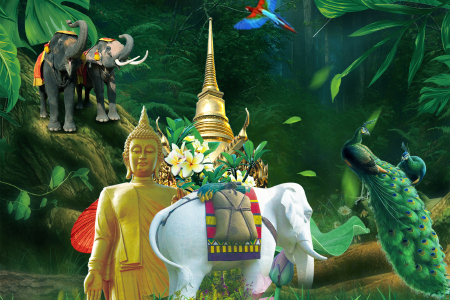 <西双版纳中科院热带植物园+傣族园1日游>热带植物研究中心，大地绿肺，徜徉植物海洋，原生5大傣寨，天天都过泼水节