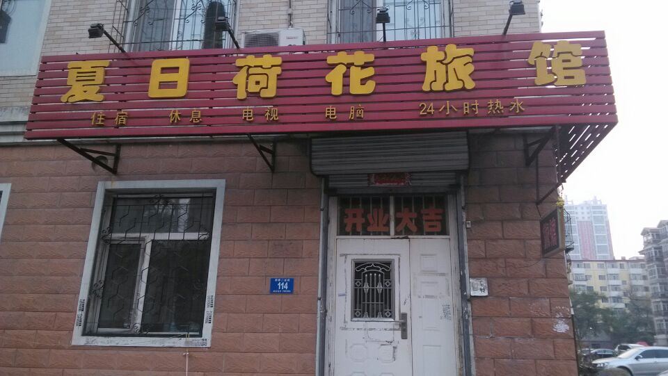 哈尔滨夏日荷花旅馆