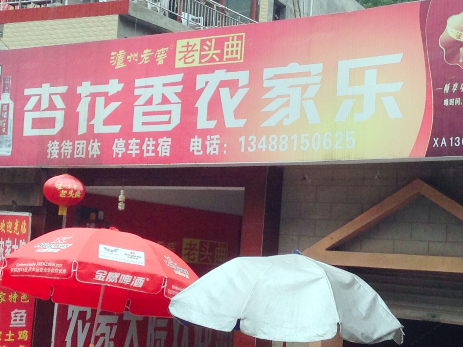 西安翠华山杏花香农家乐