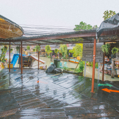 芭提雅四方水上市场