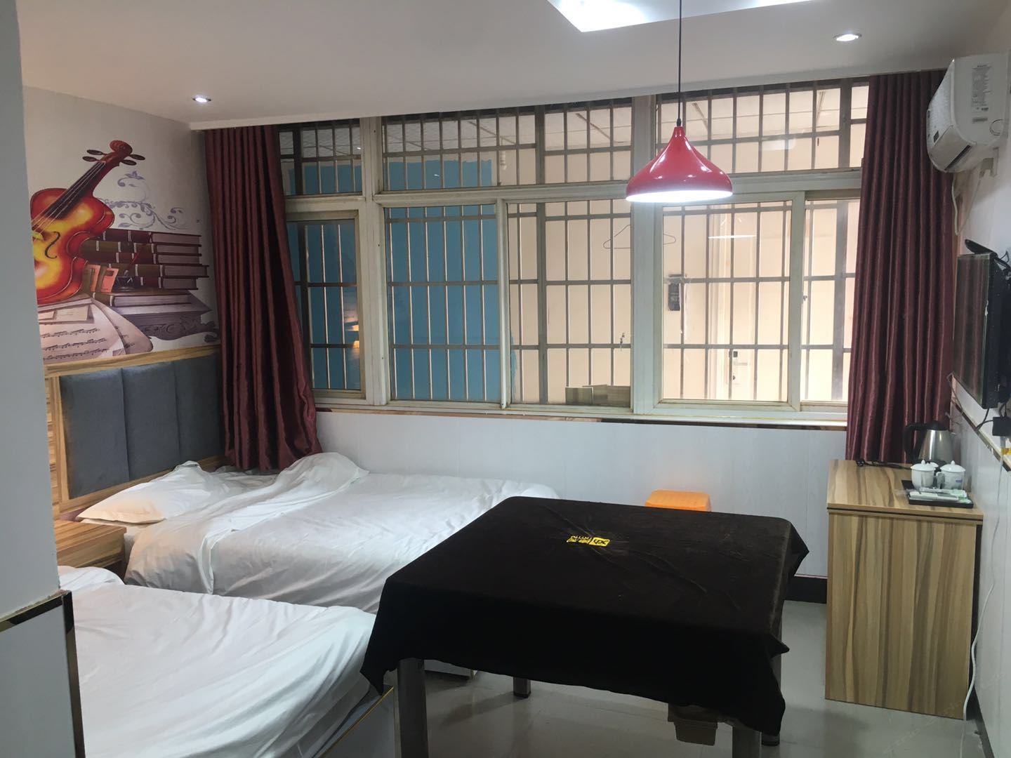 棋牌双床房