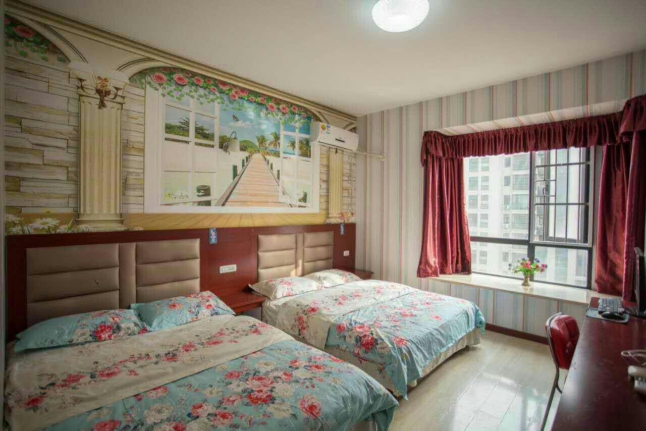 地中海主题大双床房