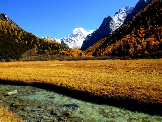 都稻城雅安四川7晚8日 二进沟)、康定、海子山