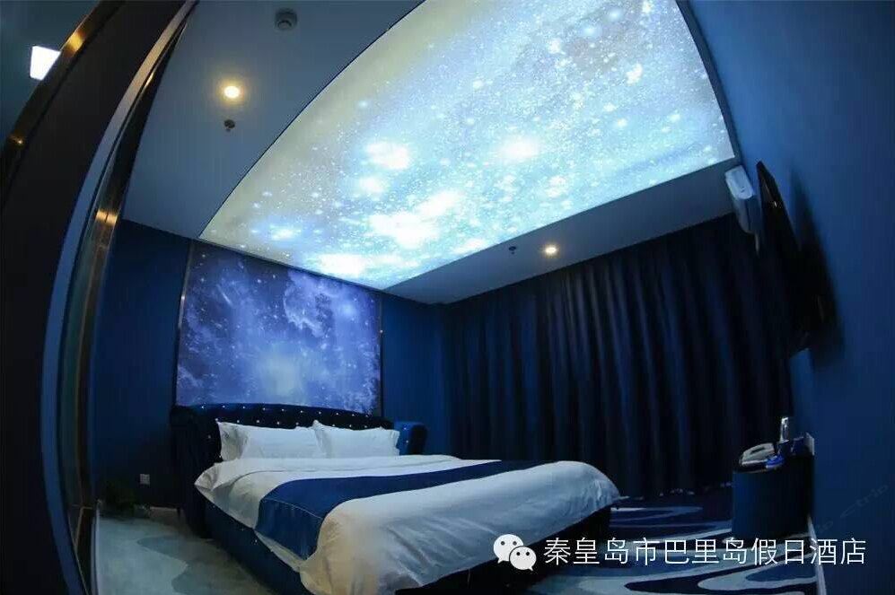 蓝色星空主题房