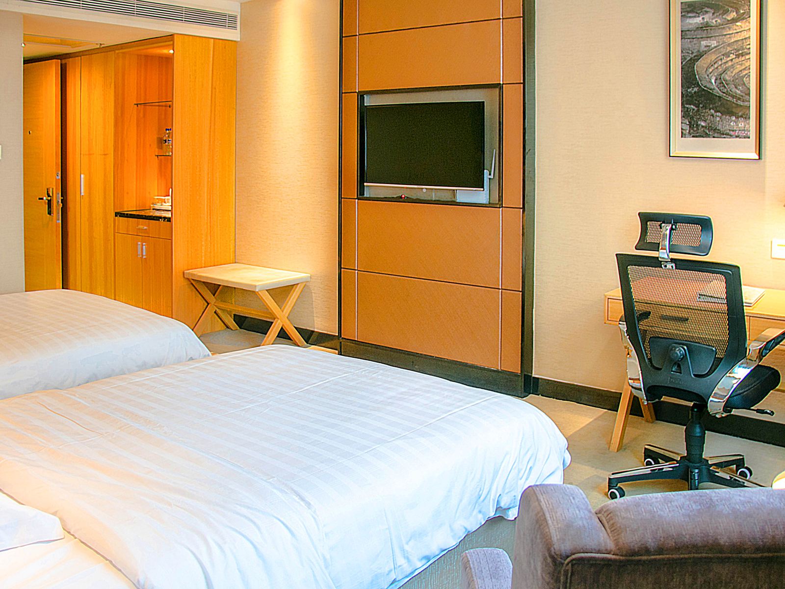 一号楼标准双床房