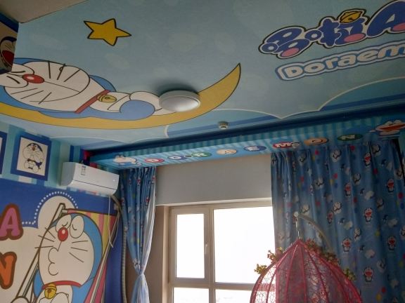 哆啦a梦情侣主题房