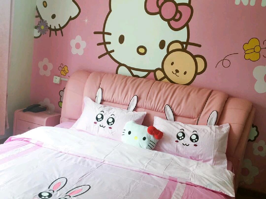 Hellokitty主题大床房