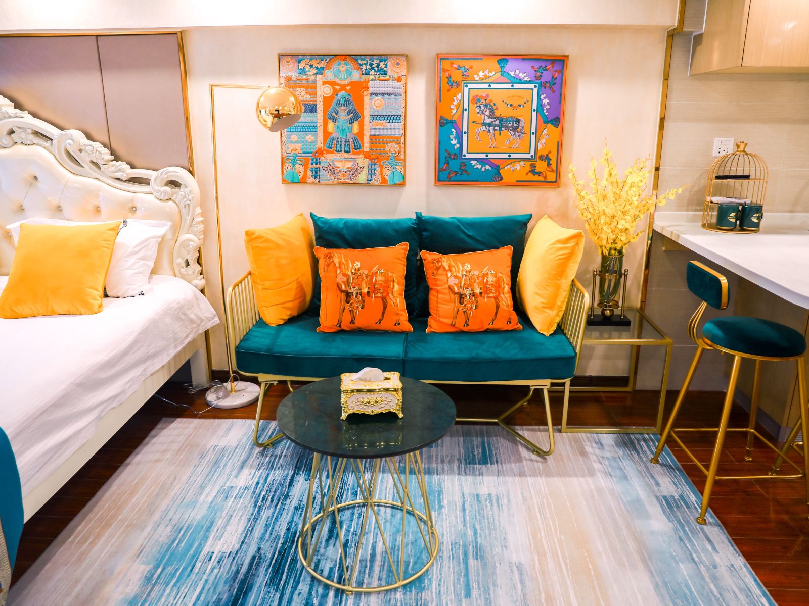 爱马仕风情大床房