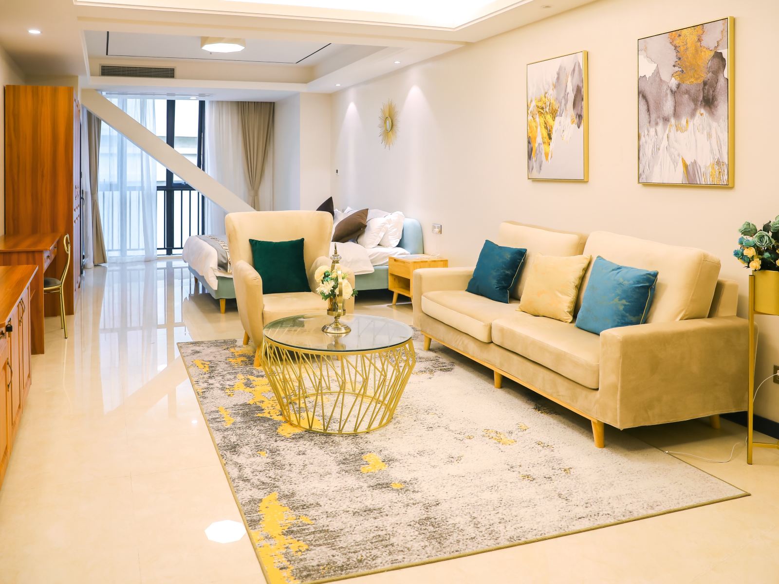 设计现代大床房