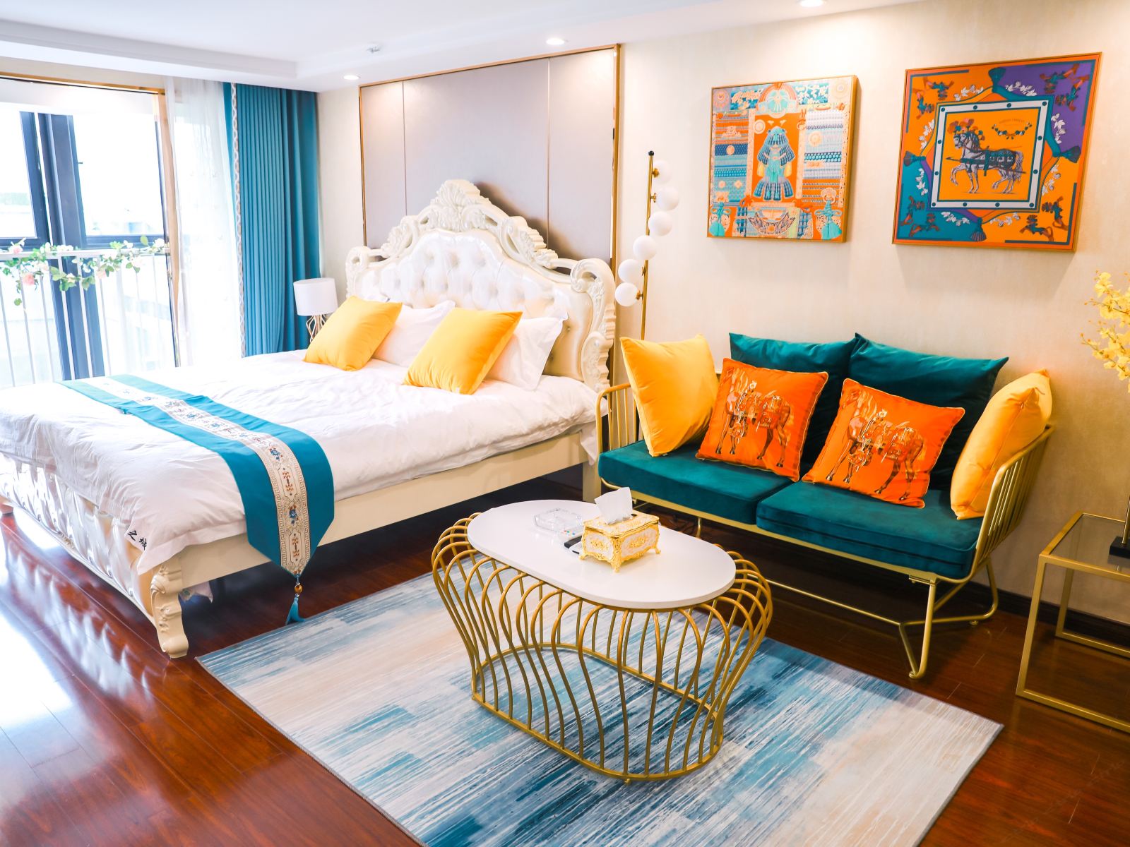 爱马仕风情大床房