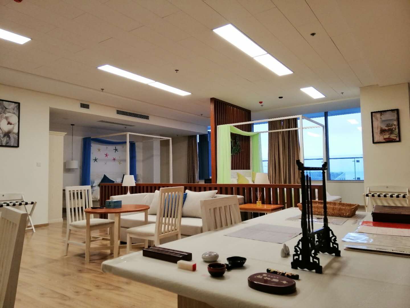 豪华海景双大床套房