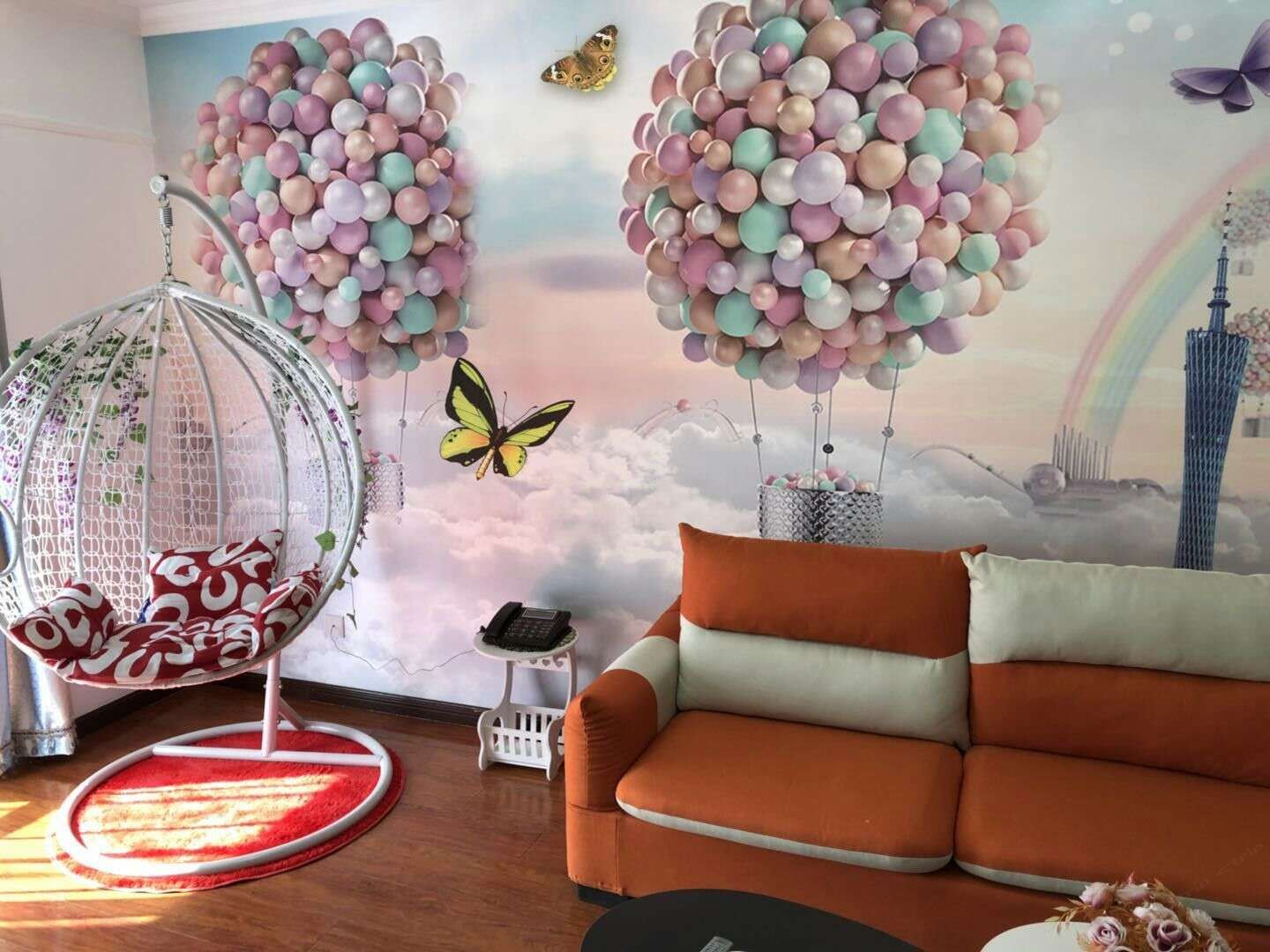 紫色浪漫套房