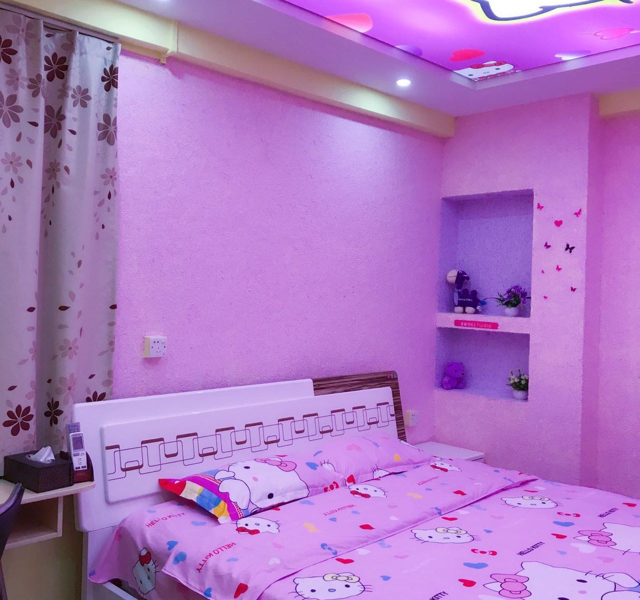 粉红HELLO KITTY主题房