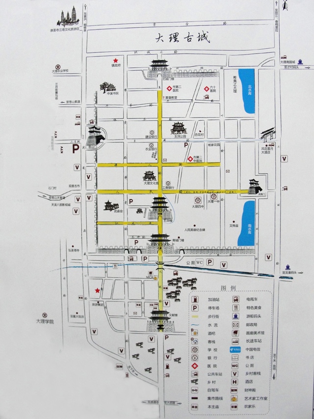 这家店在玉洱园附近,都说来大理古城看花,最好的地方,就是玉洱园.
