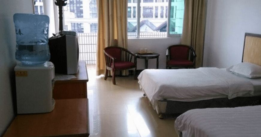 阳台海景双床房