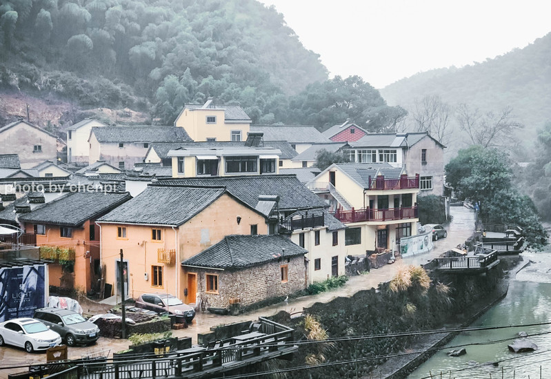 没有脚印的雪景,具有烟火气的村落,我在茆坪村度过了愉快的两天