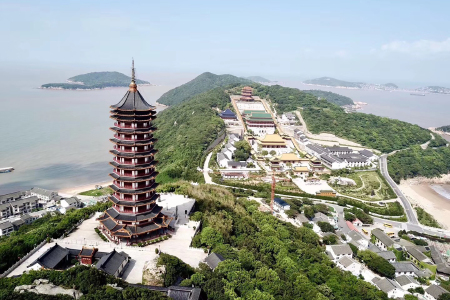 <普陀山2日游>指定三选一酒店天竺、瑞景、玖玖，随机安排，网红产品，尽享佛国游