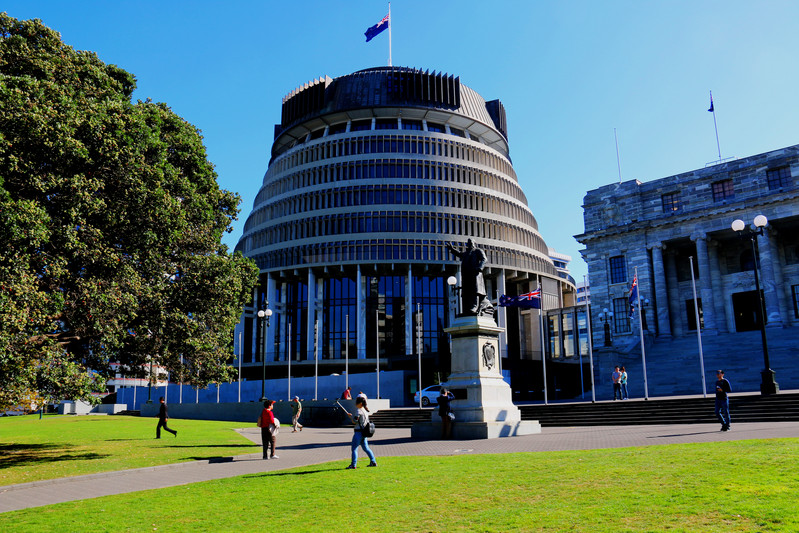 新西兰国会大厦(government building)建筑群是新西兰惠灵顿最著名