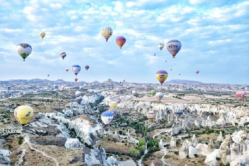 ·你抖音里浪漫的土耳其,沙滩,海浪,热气球,滑翔