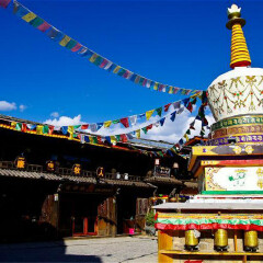 独克宗古城 景点模块