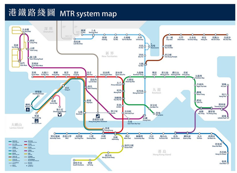 港铁全攻略,来香港你一定会用到!