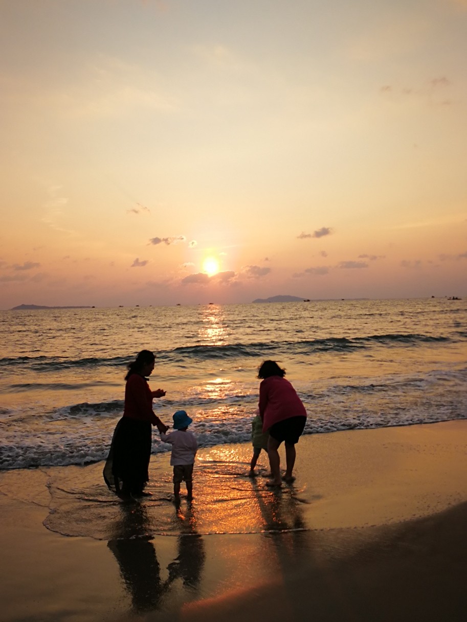 我们在海口,春节想去三亚,5大1小,我心仪蜈支洲