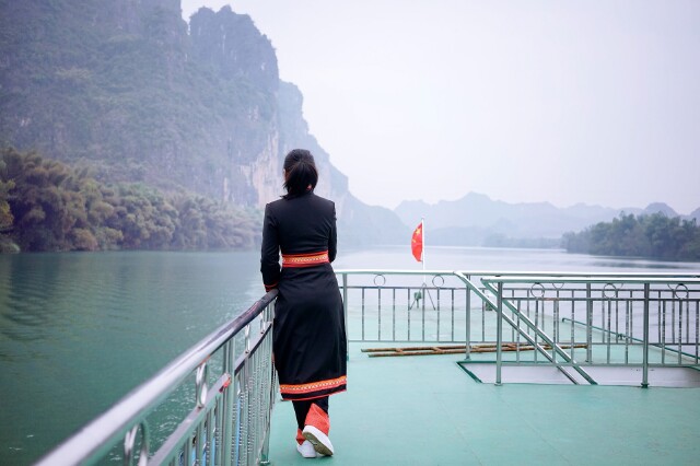 #山水崇左,岩画花山#自驾游广西,看山看水看岩