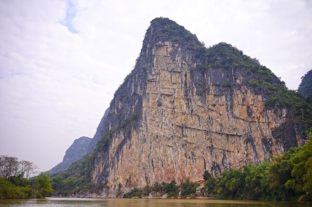 山水崇左,岩画花山#自驾游广西,看山看水看岩画