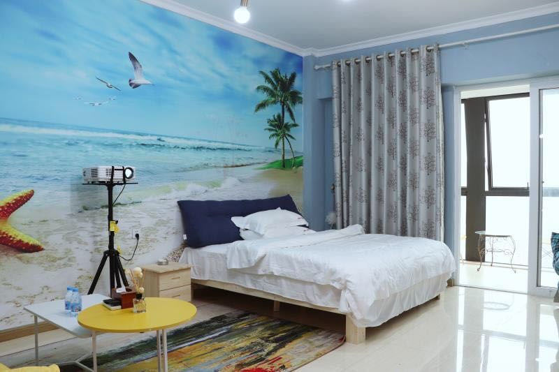 蓝色海洋私人影院大床房