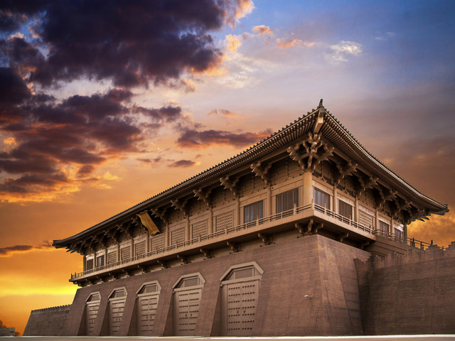 人文古迹 陕西 西安 唐代的大明宫是长安城中 为辉煌壮丽的建筑群