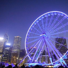 香港中环摩天轮 景点模块