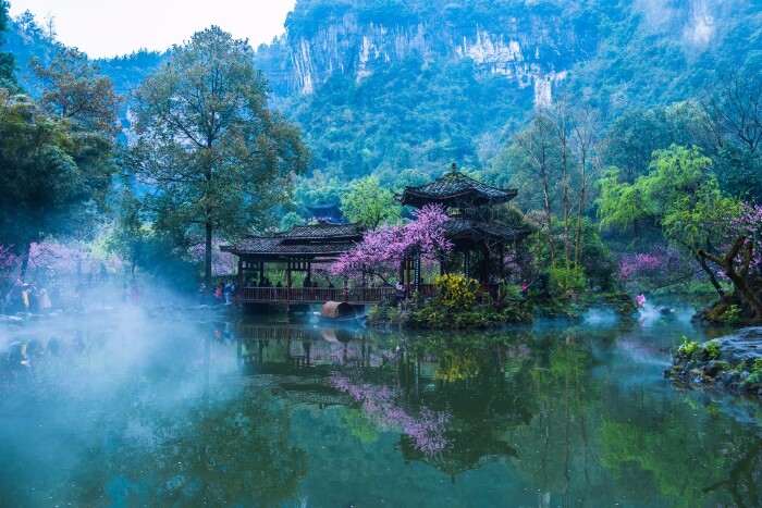 【途牛首发】酉阳探寻梦中的桃花源，龚滩千年古镇，船游百里画廊