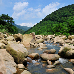 奇石河