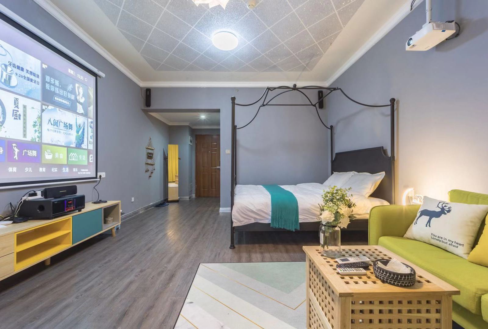 欧式投影大床房