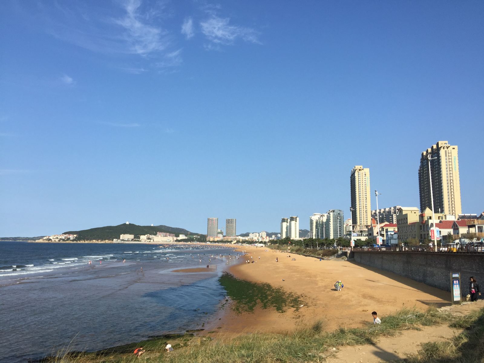 威海国际海水浴场海景壹号一线海景五星豪华两居普通公寓