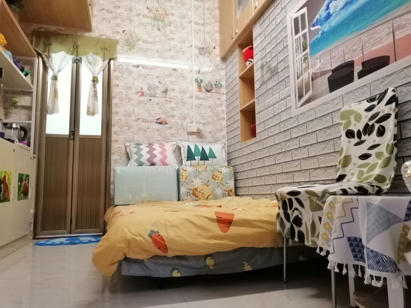一室单床房