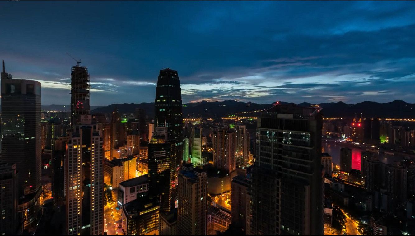 重庆南滨路一线江景房蓝色空间别墅单间(慈云路店)