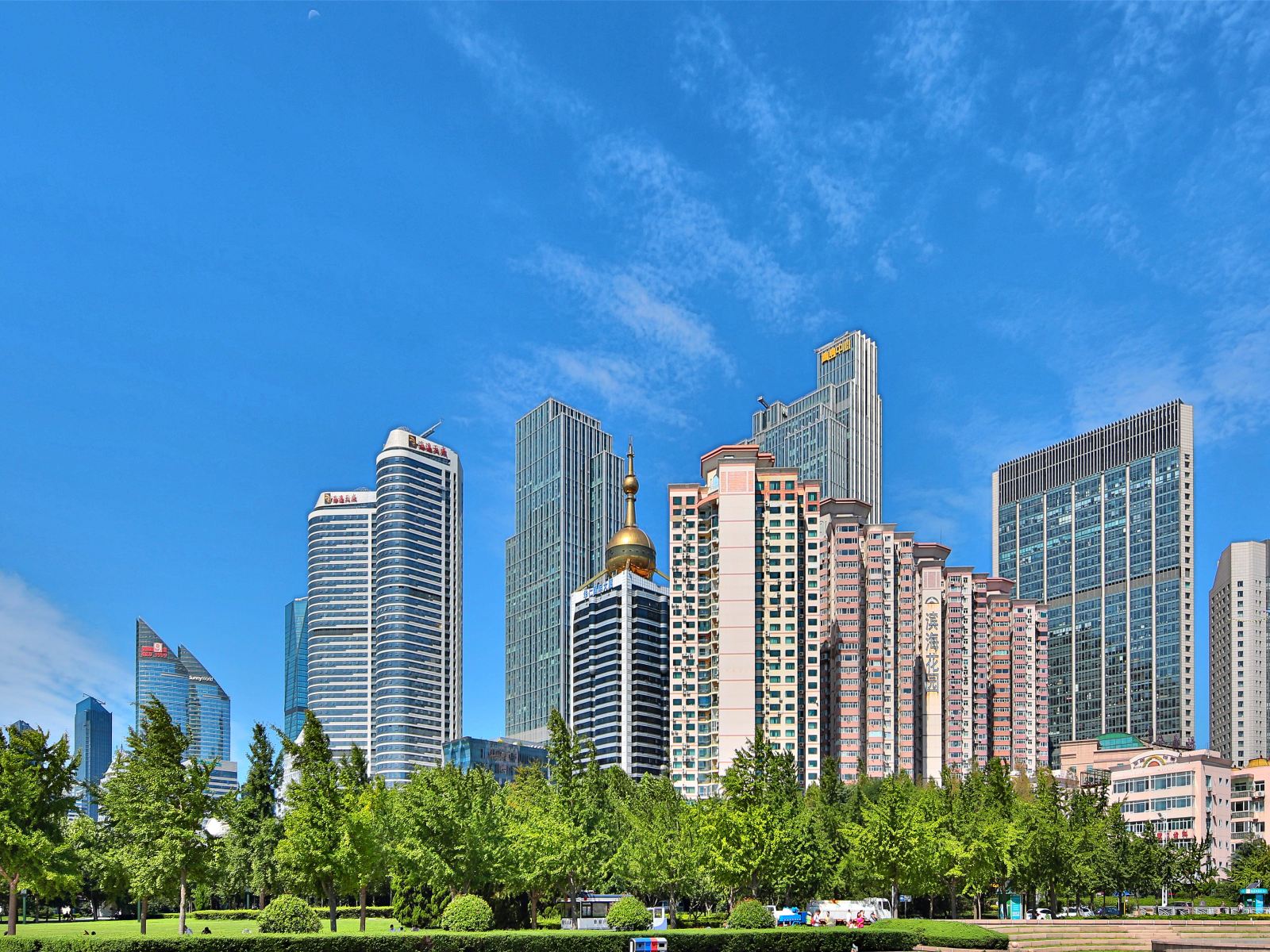 青岛五四广场奥帆中心温馨海景房普通公寓